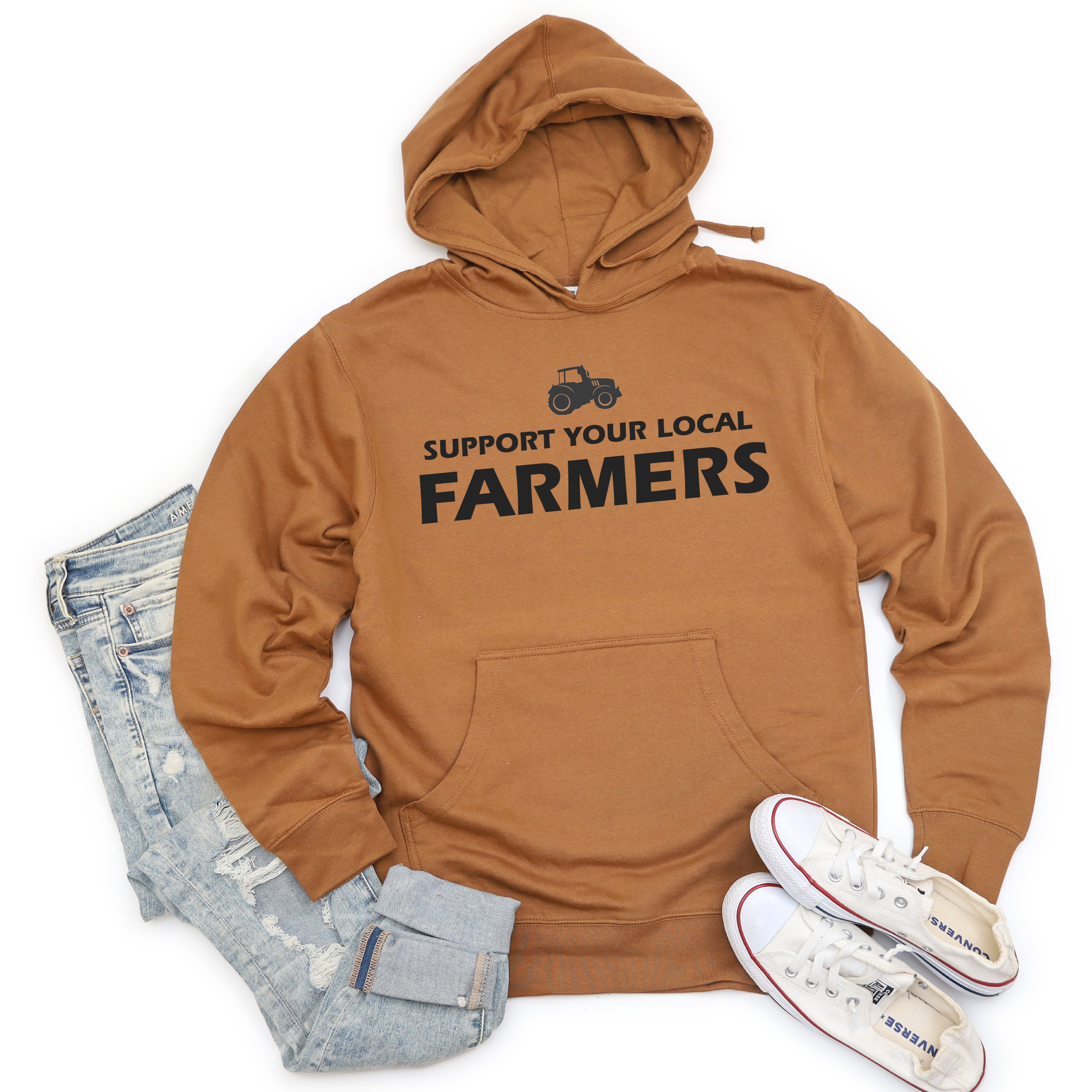 Support Your Local Famers Hoodie