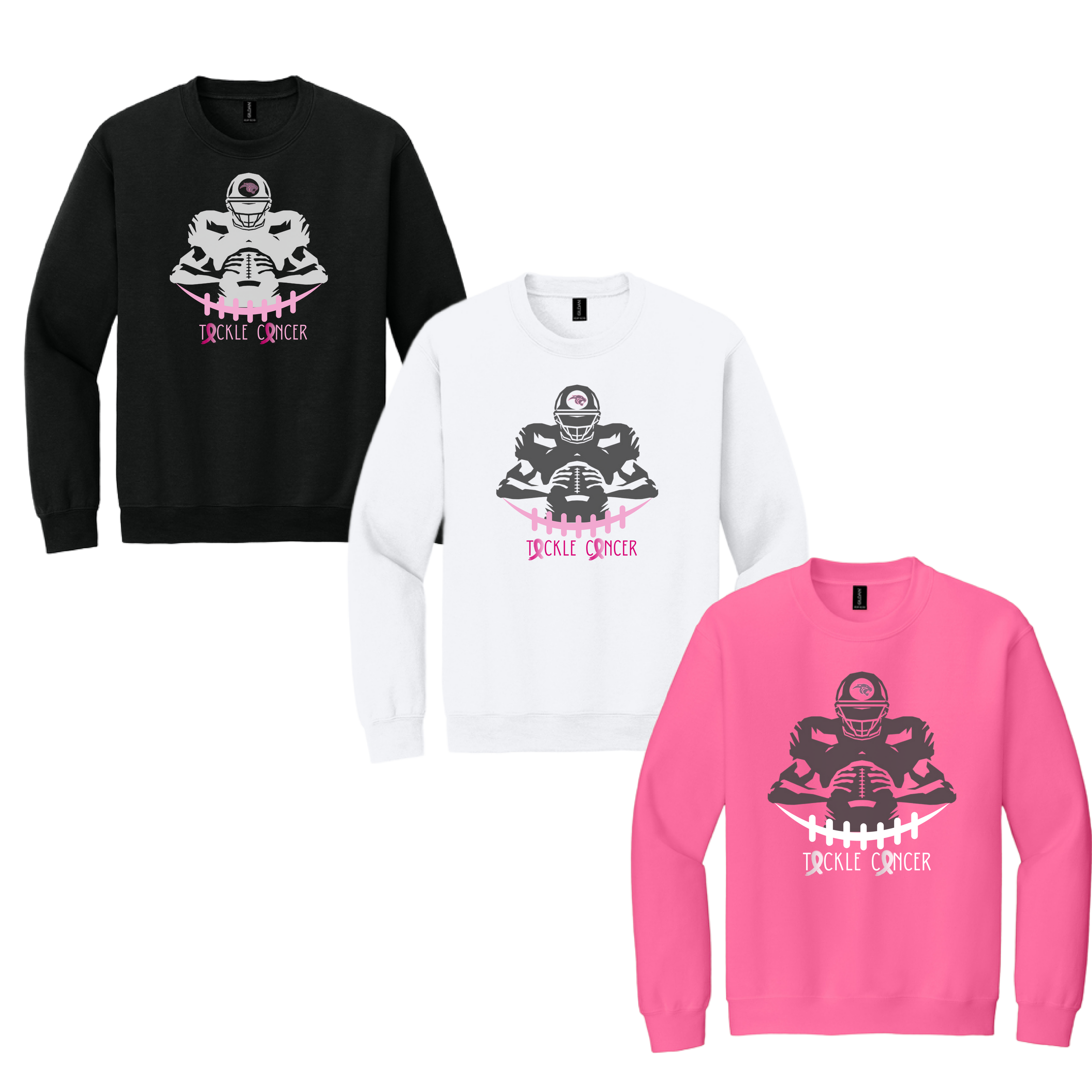 2026 Tackle Cancer Night- PI Football- Tee, Crew, Hoodie