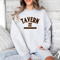 Tavern 22 Crewneck Sweatshirt Hockey Logo in Ash
