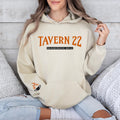 Tavern 22 Hoodie in Tan- Sleeve Logo