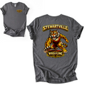 Stewartville Wrestling Tee in Gray