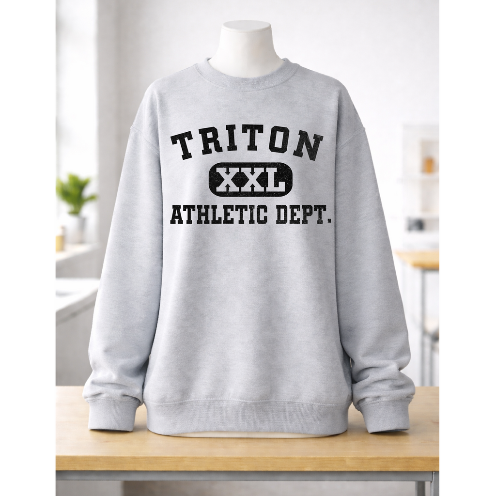Triton Athletic Dept Crew or Hoodie