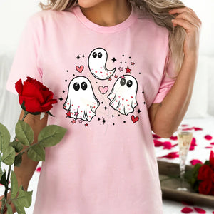 Valentine Ghosts Hoodie, Pullover, Long Sleeve or Tee