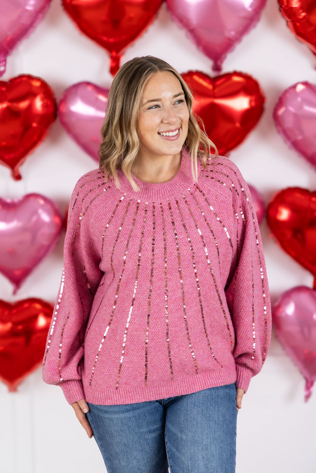 Sparkle Stripes Sweater