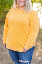 Load image into Gallery viewer, Vintage Wash Pullover - Mustard
