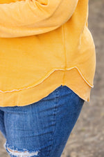 Load image into Gallery viewer, Vintage Wash Pullover - Mustard
