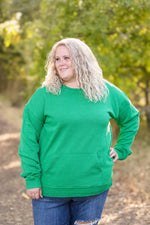 Load image into Gallery viewer, Vintage Wash Pocket Pullover - Green
