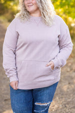 Load image into Gallery viewer, Vintage Wash Pocket Pullover - Blush Pebble
