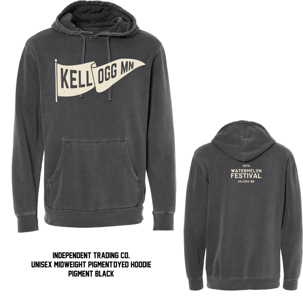 Watermelon Fest Pigment Dyed Hoodie- 3 Colors!
