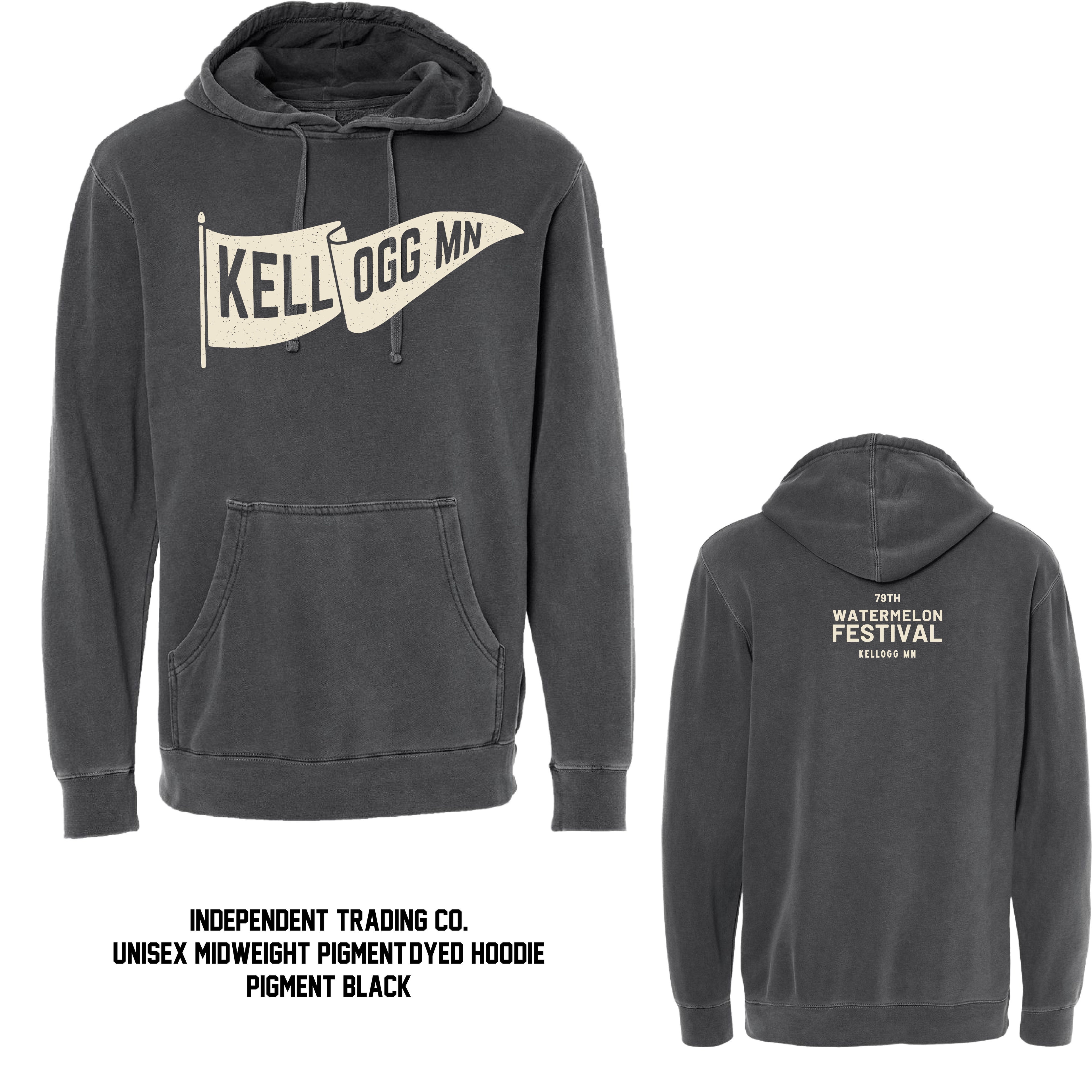 Watermelon Fest Pigment Dyed Hoodie- 3 Colors!