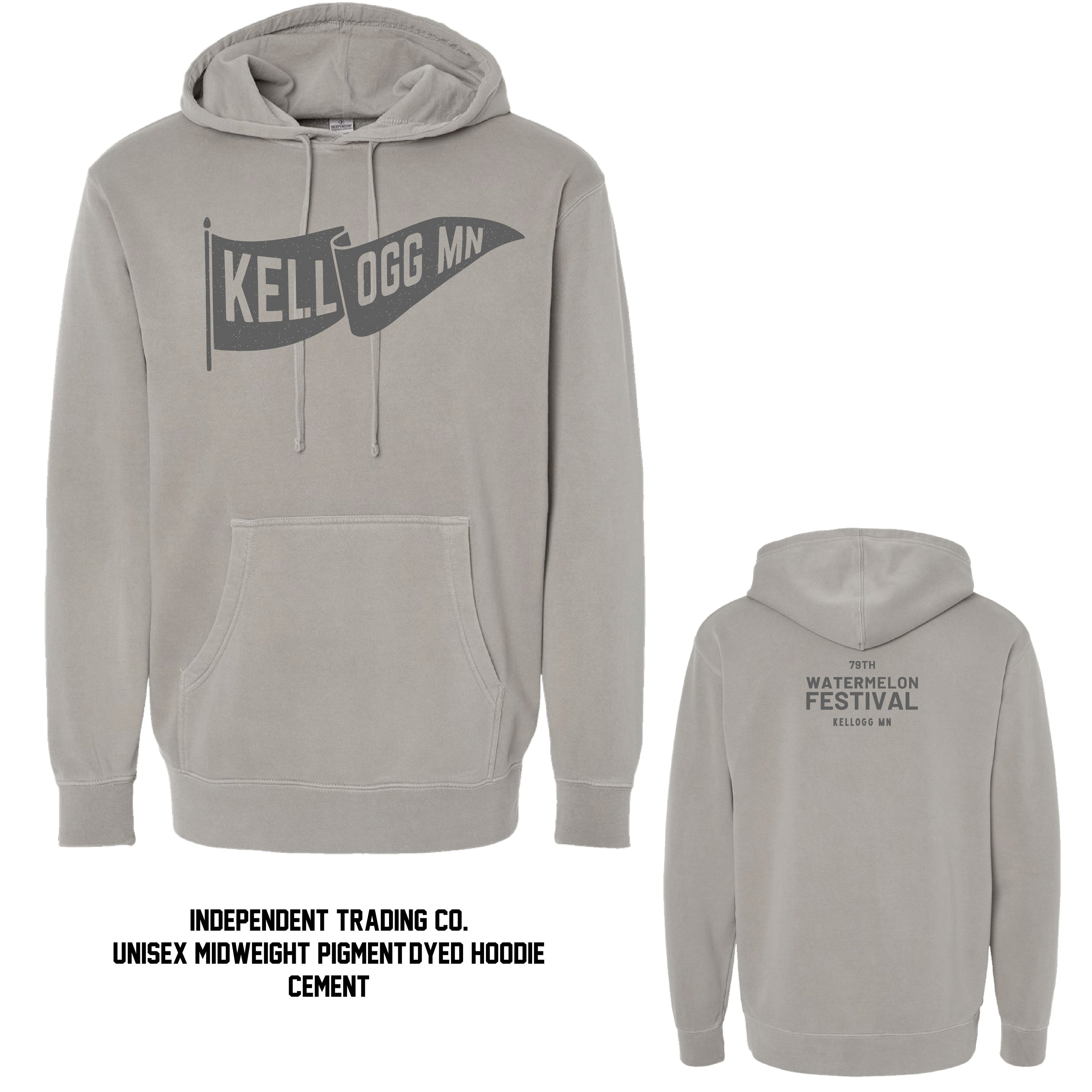 Watermelon Fest Pigment Dyed Hoodie- 3 Colors!