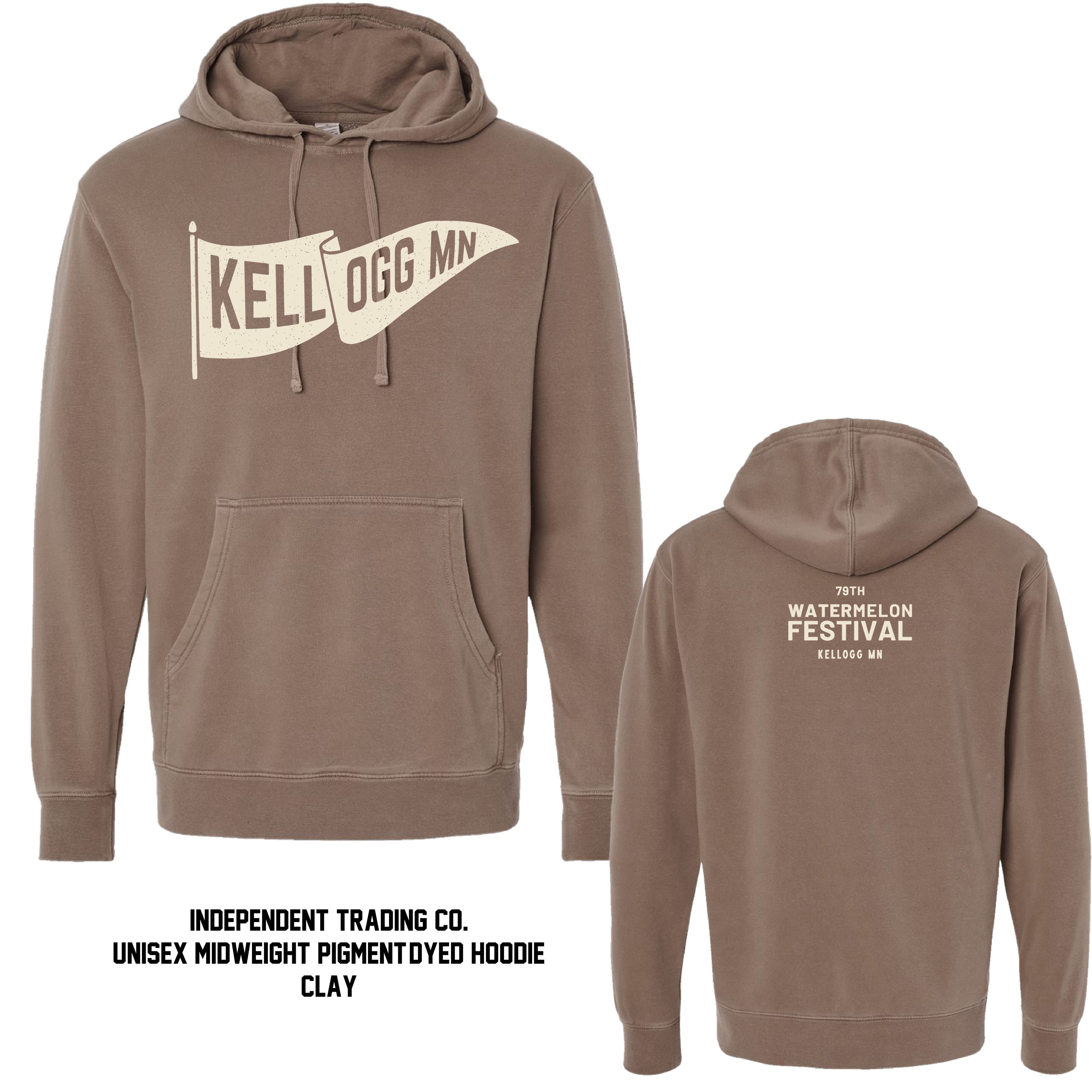 Watermelon Fest Pigment Dyed Hoodie- 3 Colors!