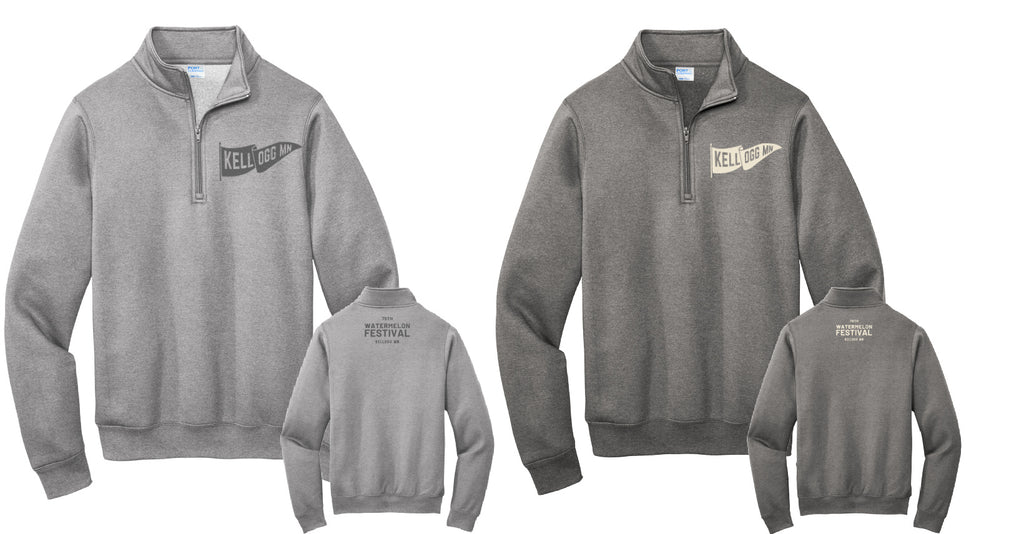 Watermelon Fest Core Fleece Quarter Zip- 2 Colors