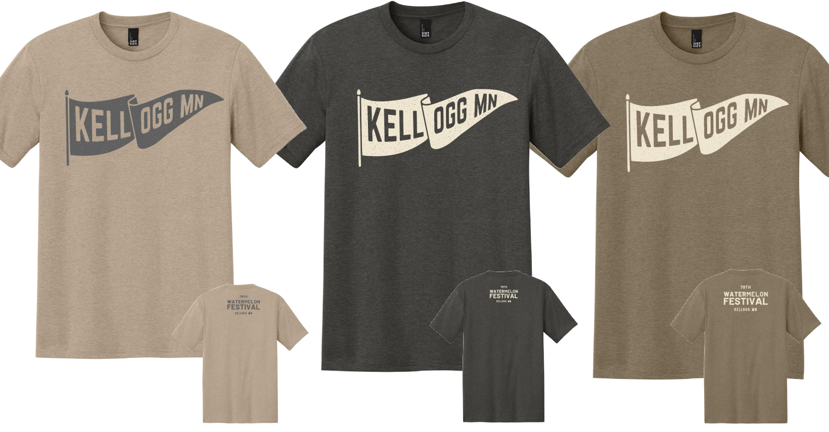 Watermelon Fest District Tee- 3 Colors!
