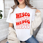 Load image into Gallery viewer, Wisco Tee in Red or White
