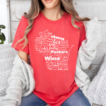 Load image into Gallery viewer, Wisconsin Words Tee (+Colors)
