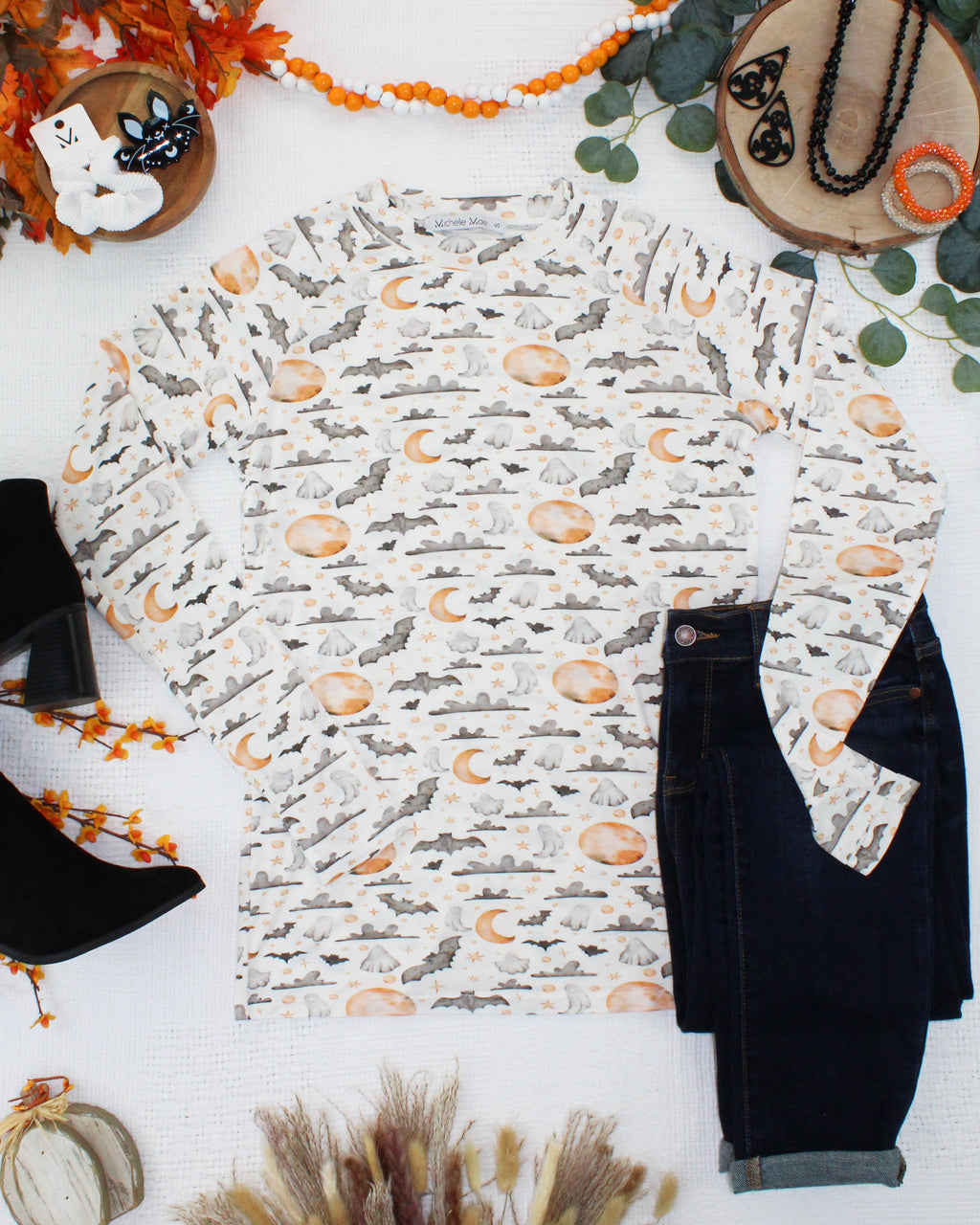 Long Sleeve Top - Haunted Halloween