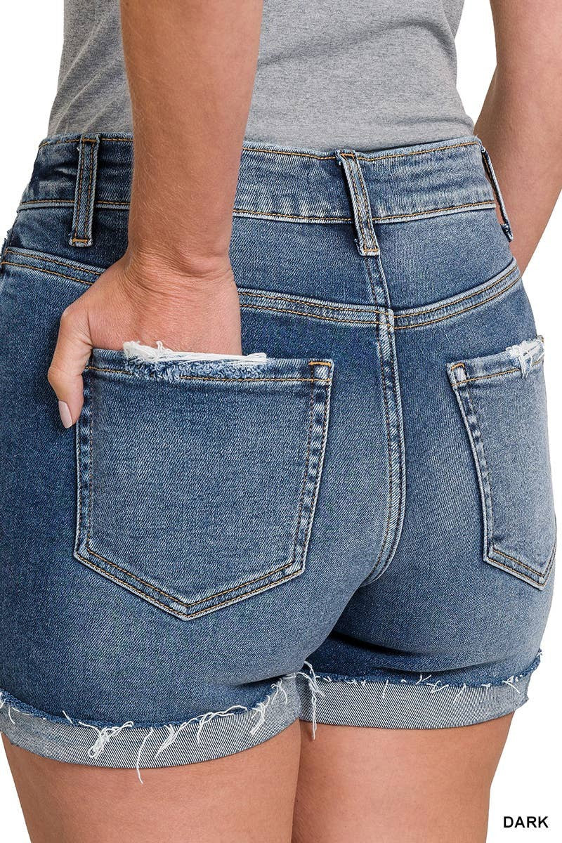 Coastal Cuffed Zenana Shorts