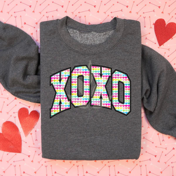 Colorful Hearts Hoodie, Pullover, Long Sleeve or Tee