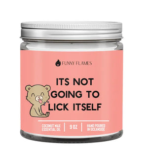 Lick Itself Funny Flames Candle