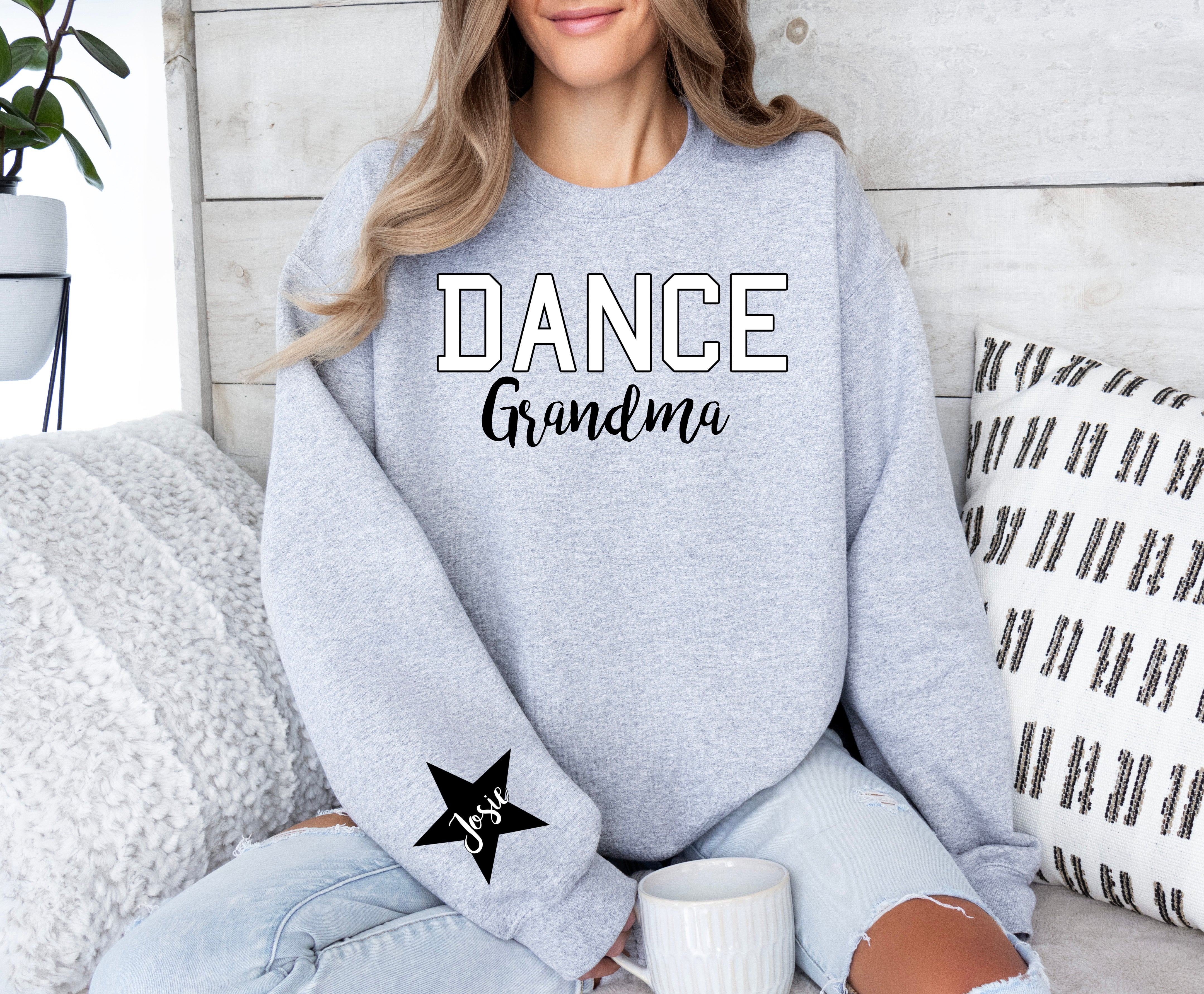 **Customizable** Grandma Crewneck, Hoodie, Tee