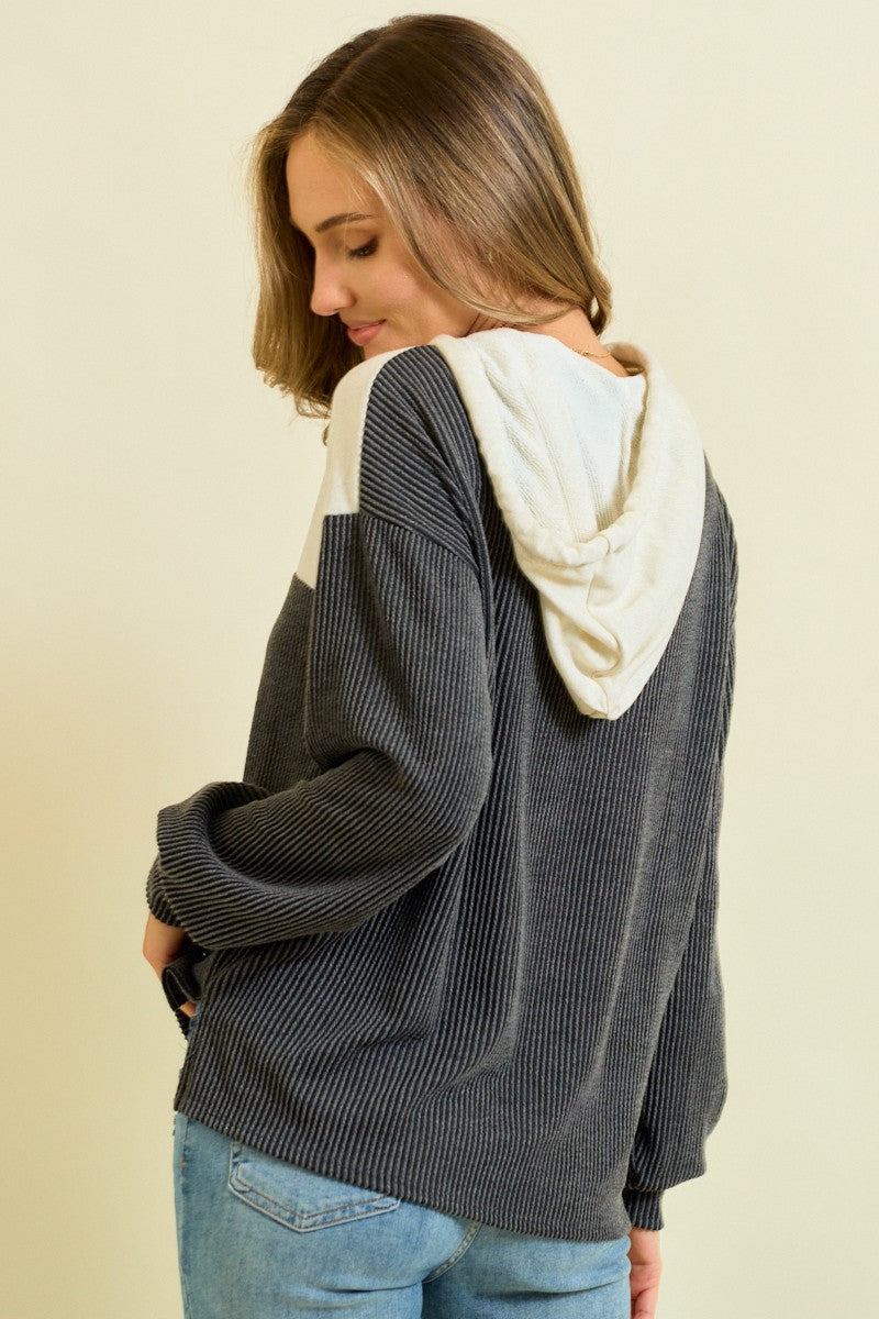 Midnight Coast Colorblock Hoodie