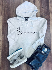 Sconnie Hoodie in Ash Gray