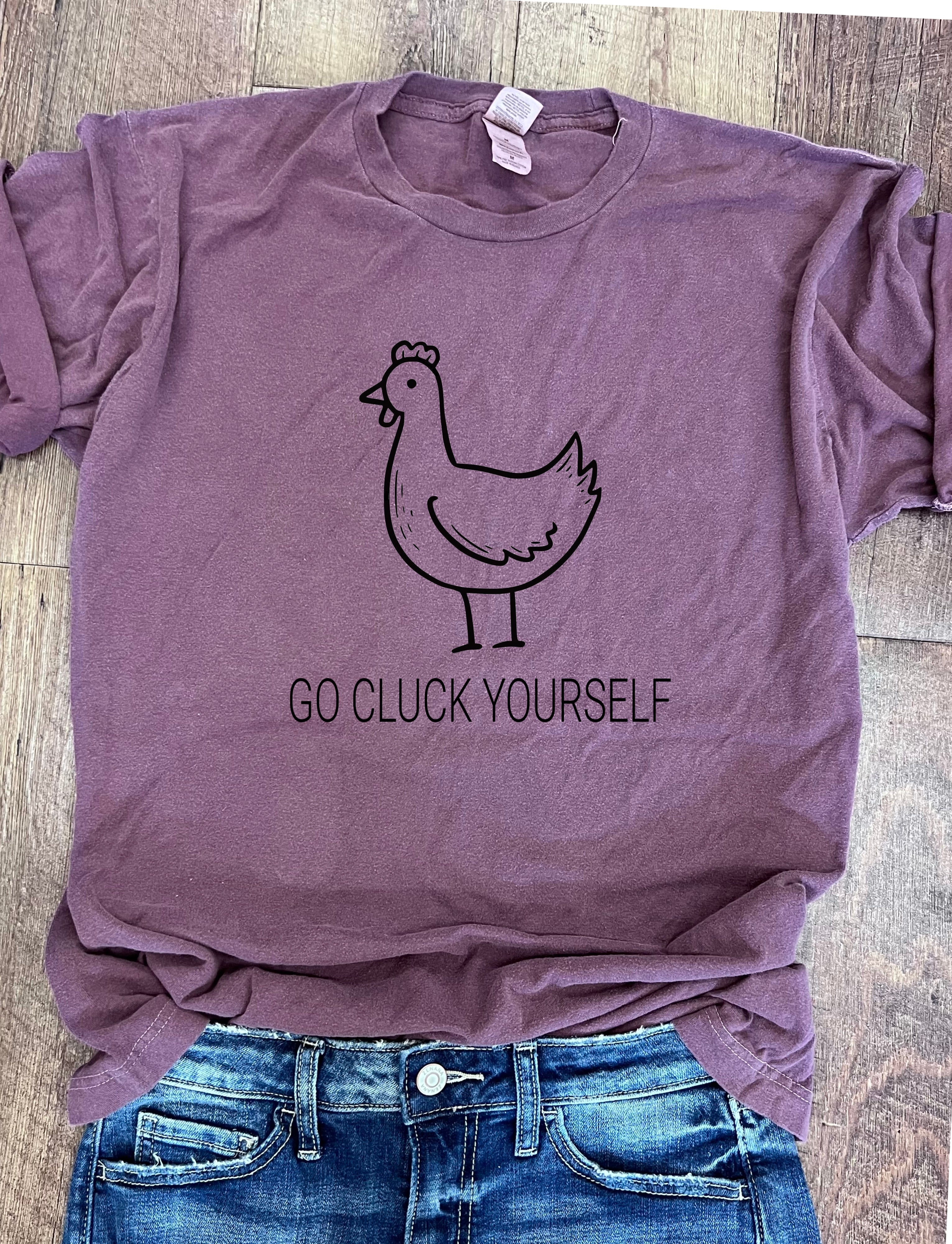 Go Cluck Yourself in Vintage Plum