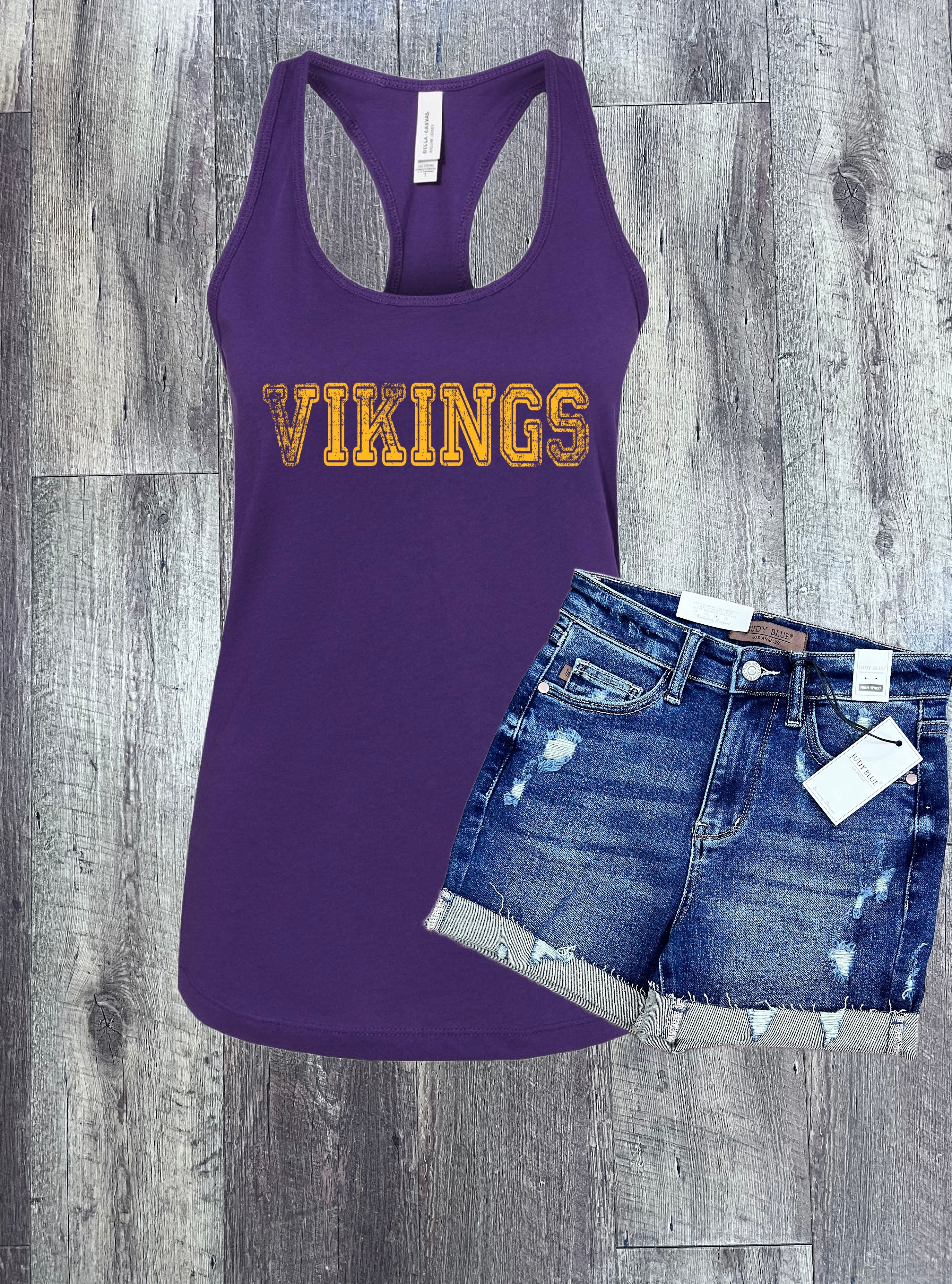 Vintage Vikings Hoodie, Pullover, Tee, or Tank