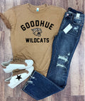 Goodhue Wildcats Tee in Mineral Sandstone