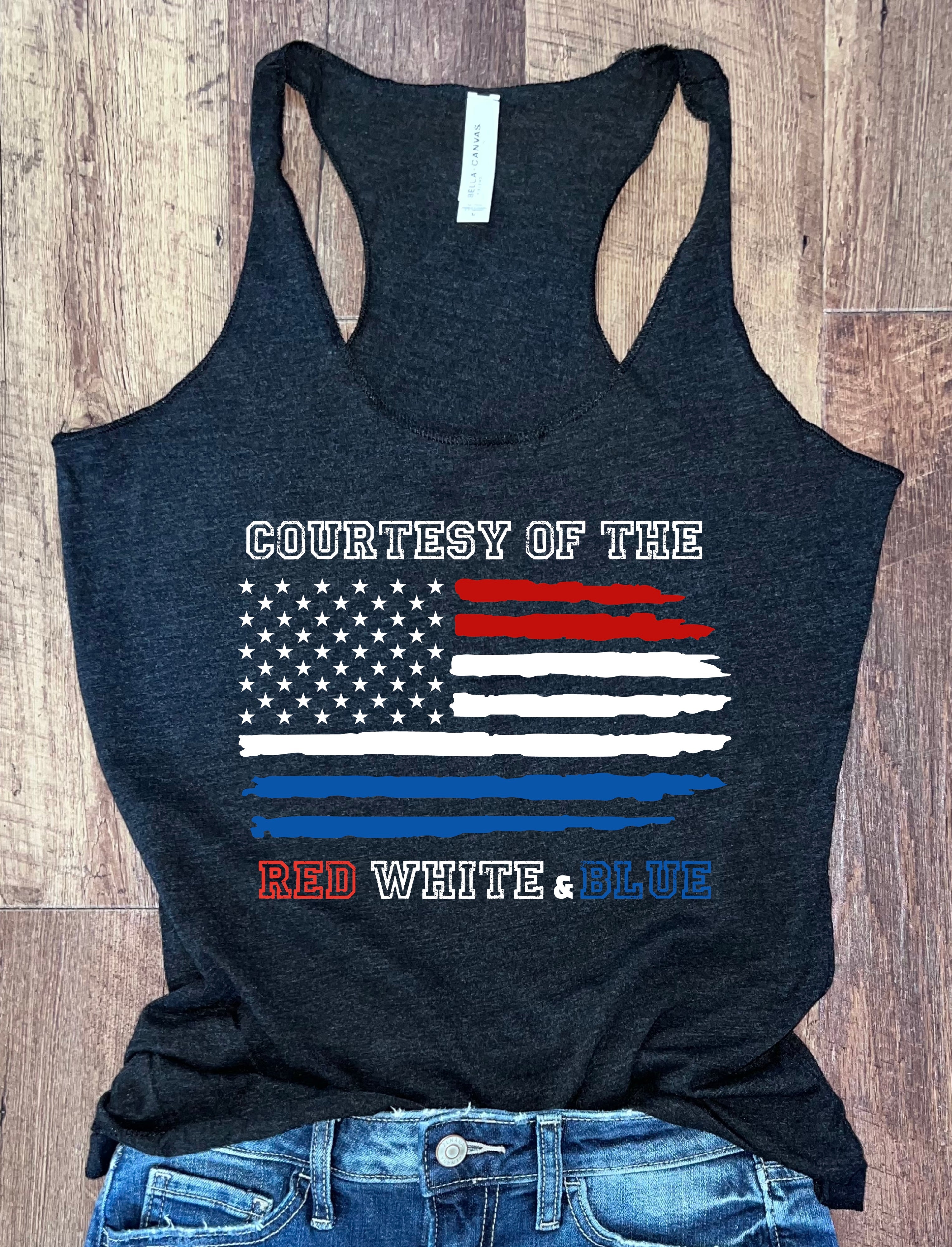 Courtesy Soft Wash Tee or Tank in Vintage Black