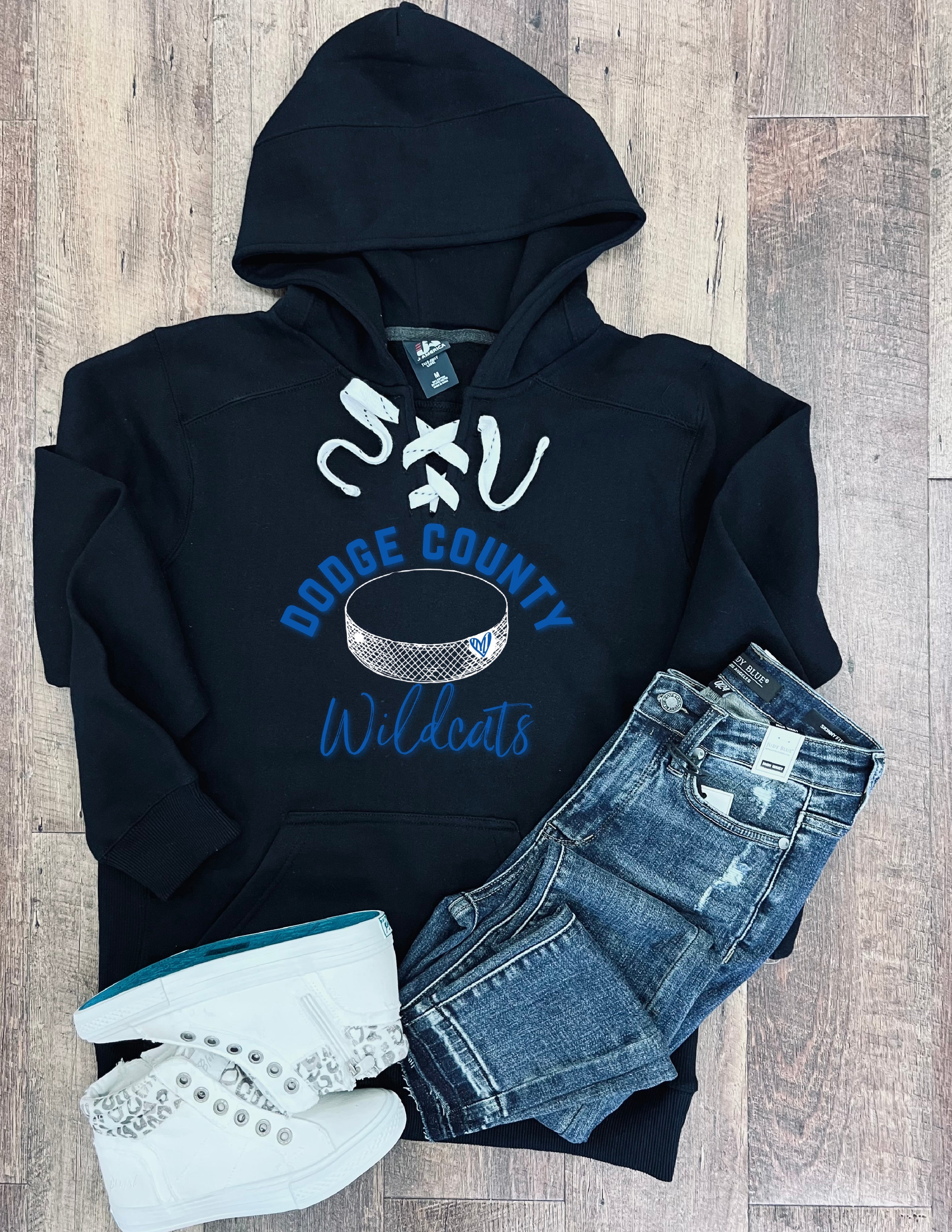 Dodge County Wildcats Hockey Hoodie