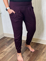 Load image into Gallery viewer, Harem Pants in Plum
