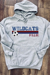PIZM Soccer Hoodie in Heather Gray