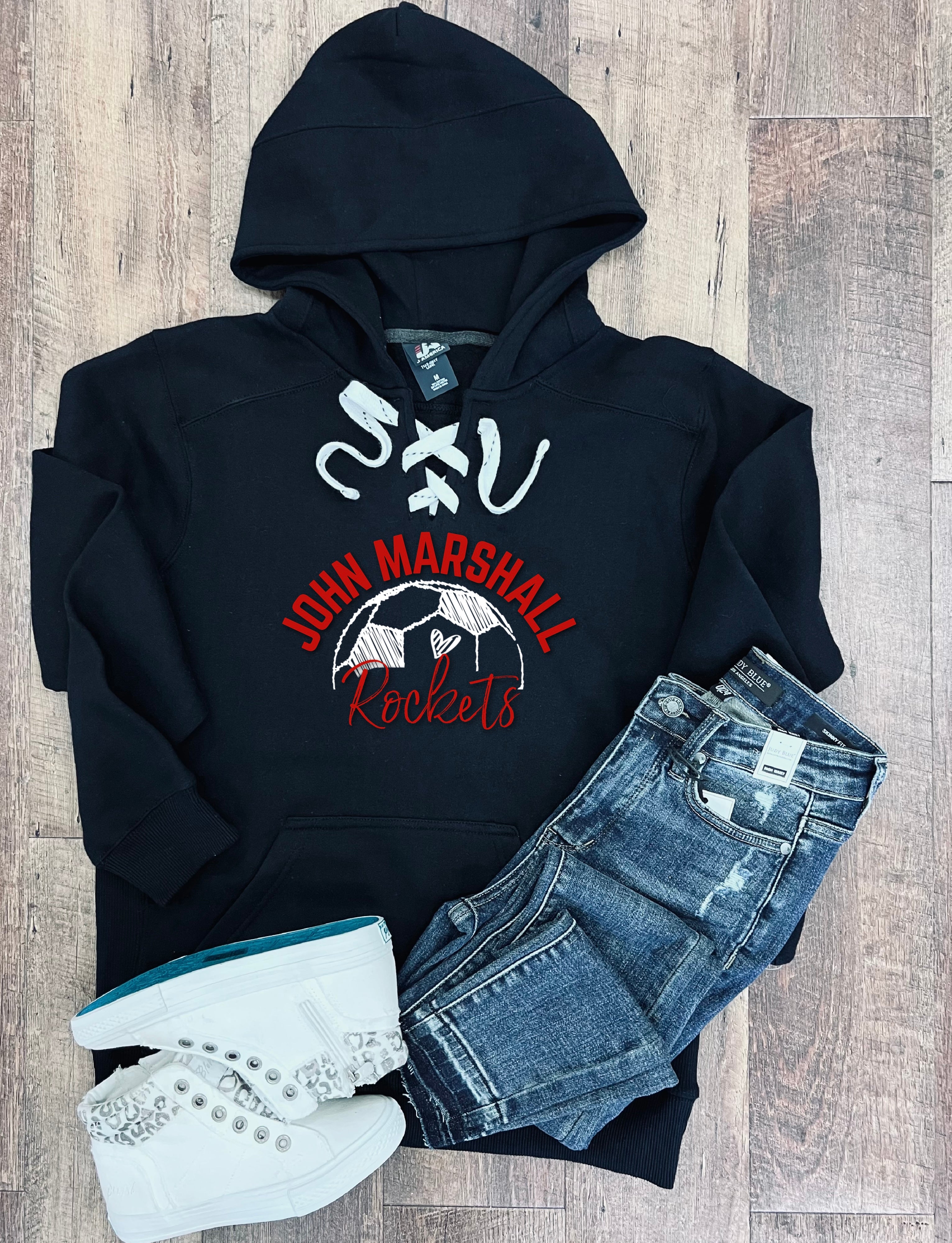 John Marshall Rockets Soccer Hoodie