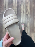 Load image into Gallery viewer, Dottie Sandal In Taupe FINAL SALE
