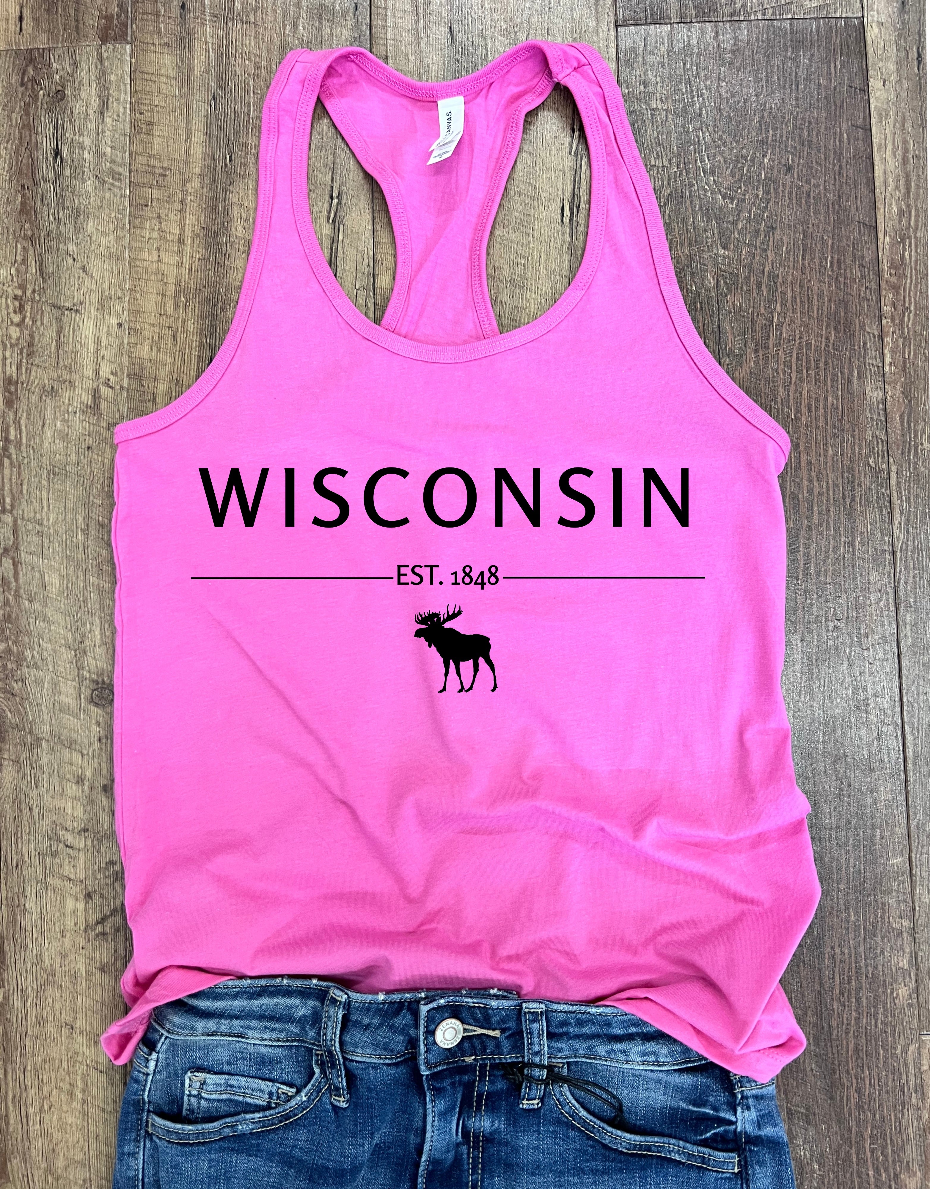 Wisconsin 1848 Tank in Pink