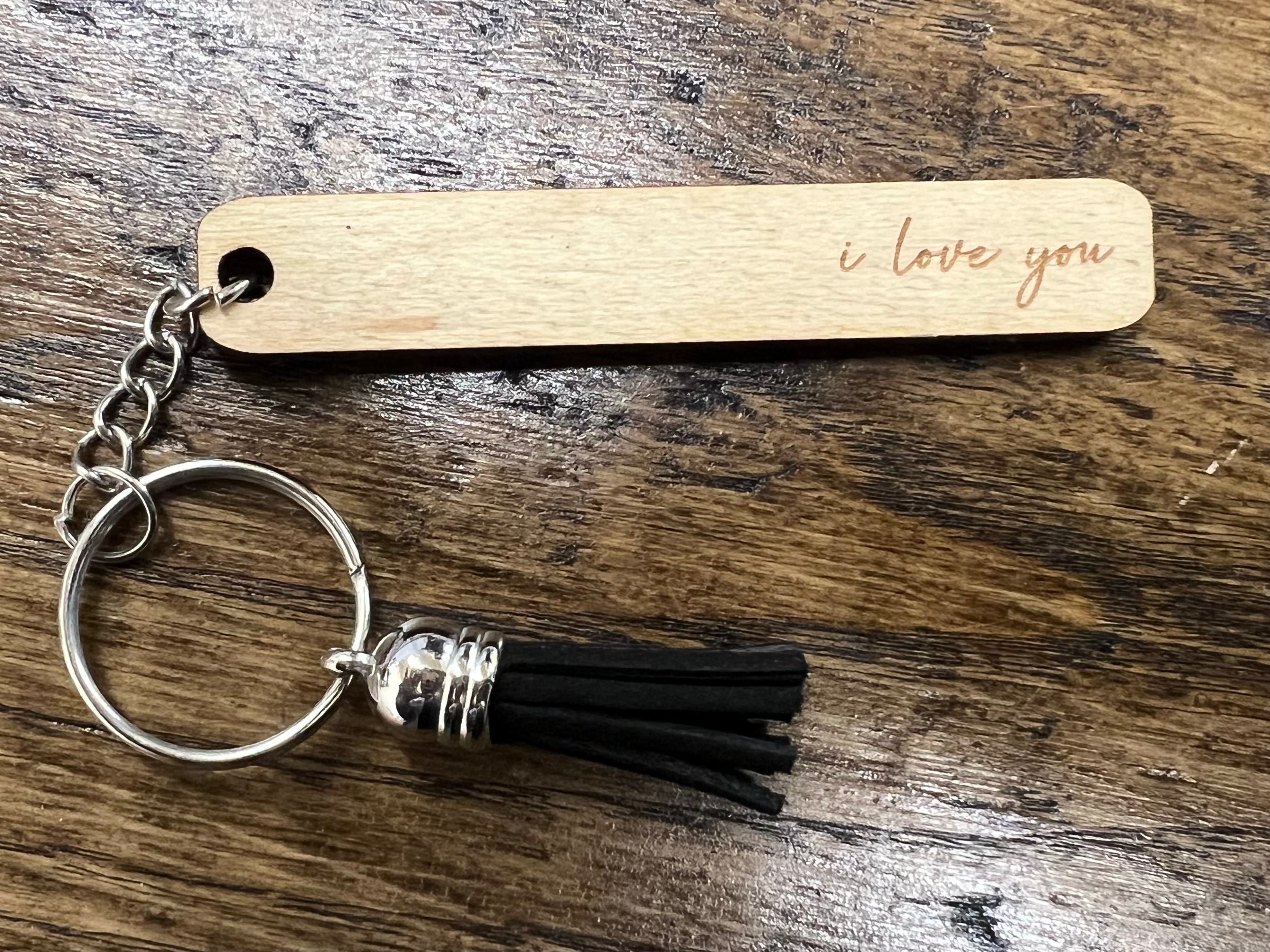 I Love You Keychain