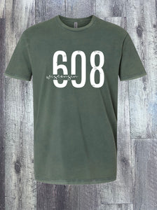 608 Wisconsin Soft Wash Tee