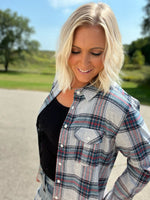 Load image into Gallery viewer, Pair This Flannel In Grey
