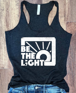 Be The L;ght Tank in Heather Black