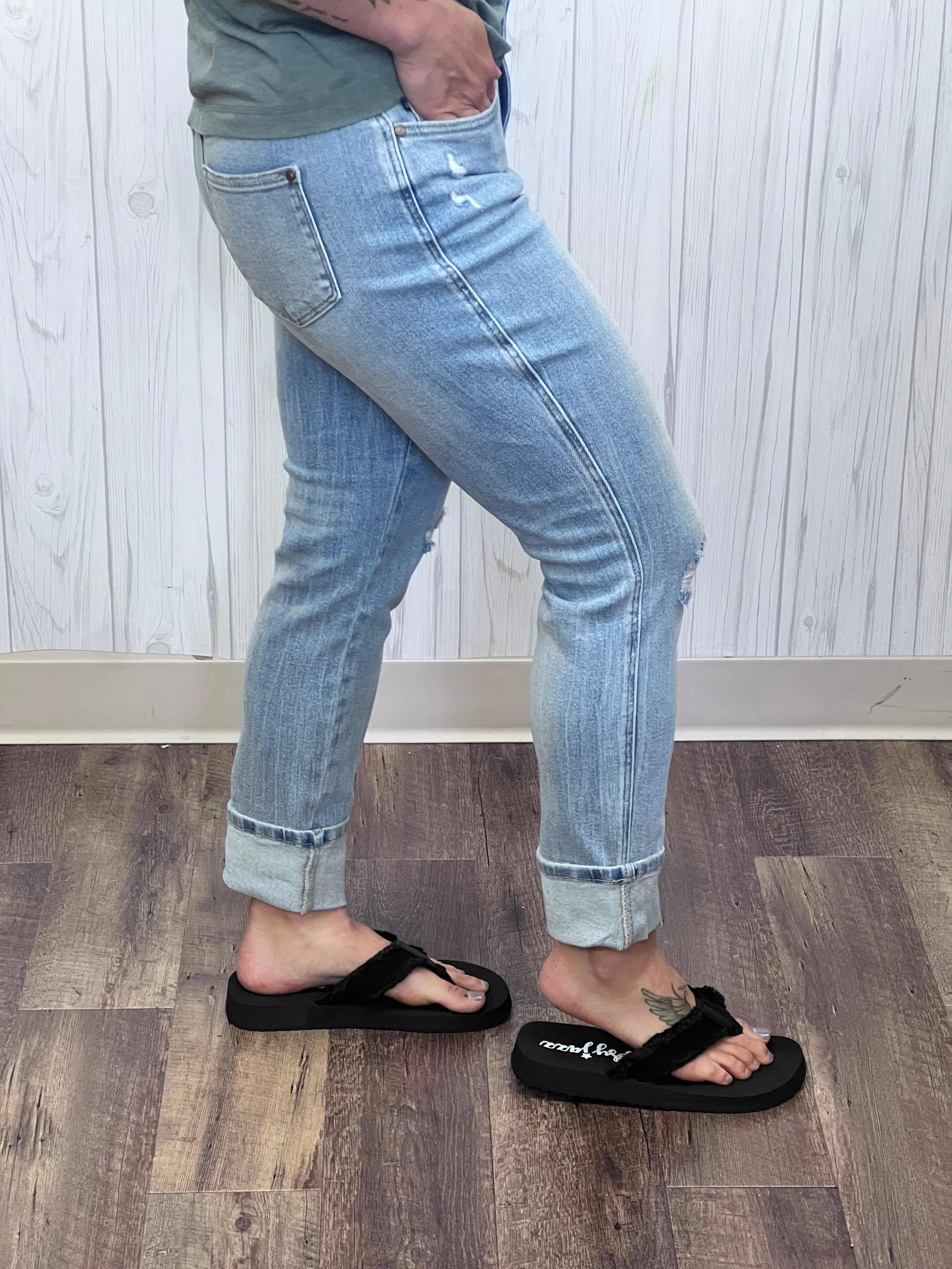 Lucky Stars Judy Blue Boyfriend Jeans