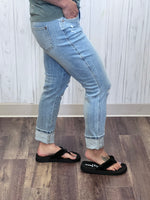 Load image into Gallery viewer, Lucky Stars Judy Blue Boyfriend Jeans
