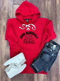 John Marshall Rockets Baseball/Softball Hoodie in Red
