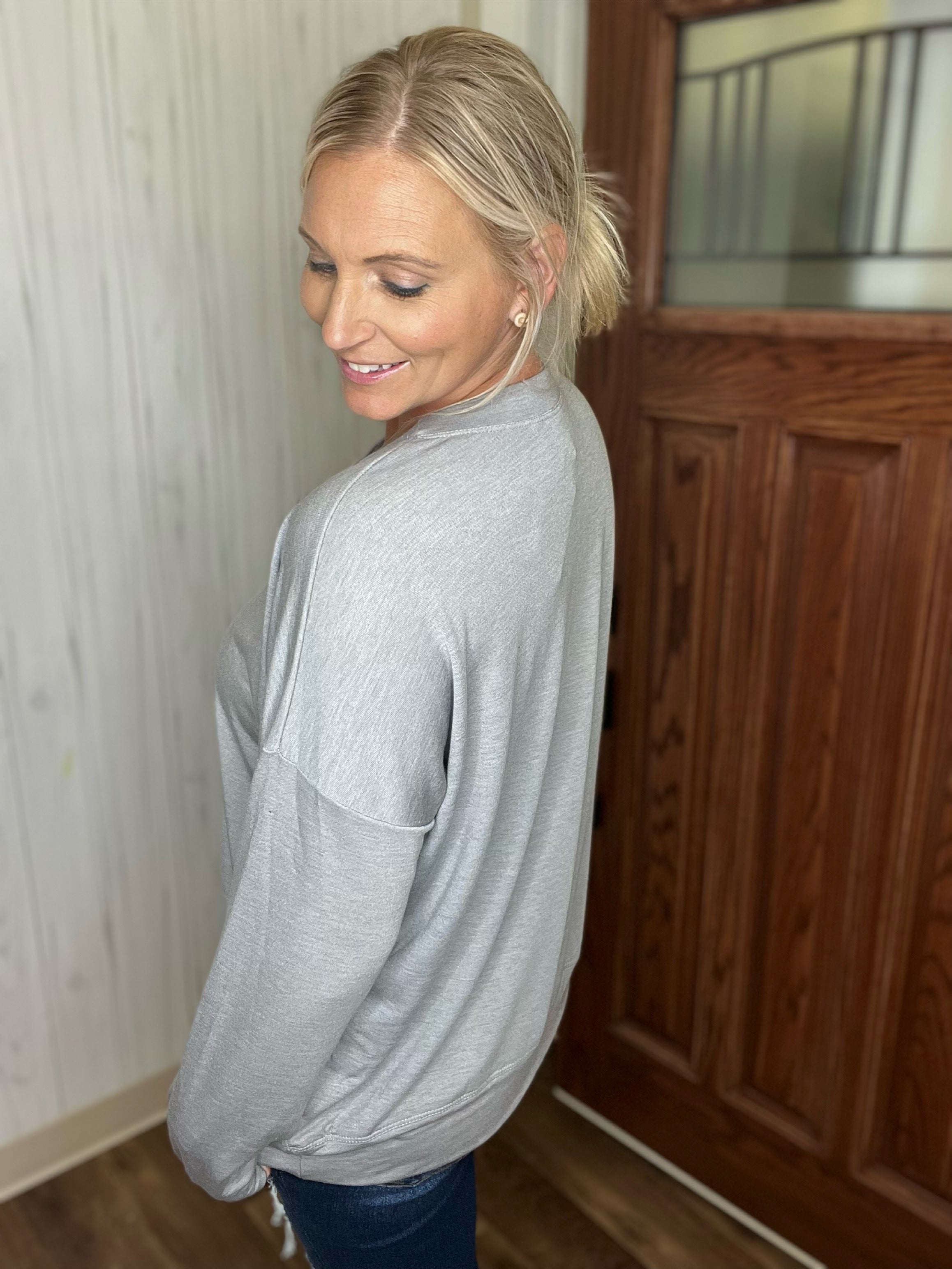 Important Top In Grey FINAL SALE