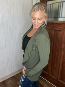 Feel Like This Blazer in Olive