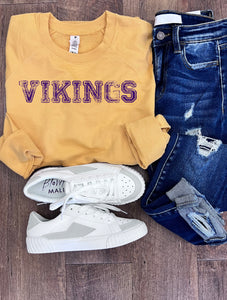 Vintage Vikings Pullover OR Hoodie