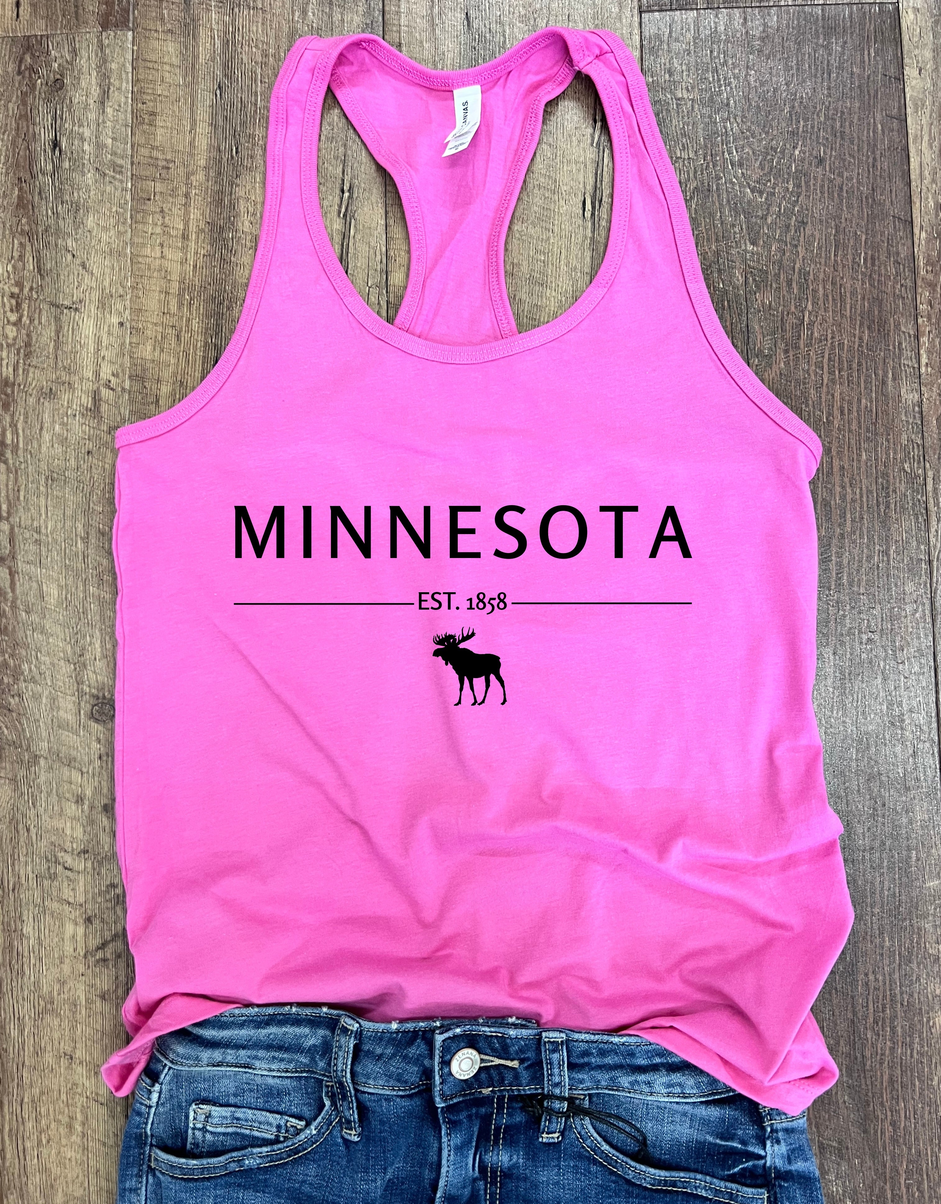 Minnesota 1858 Tank in Pink