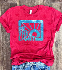 Be the L;ght Star Tee in Red