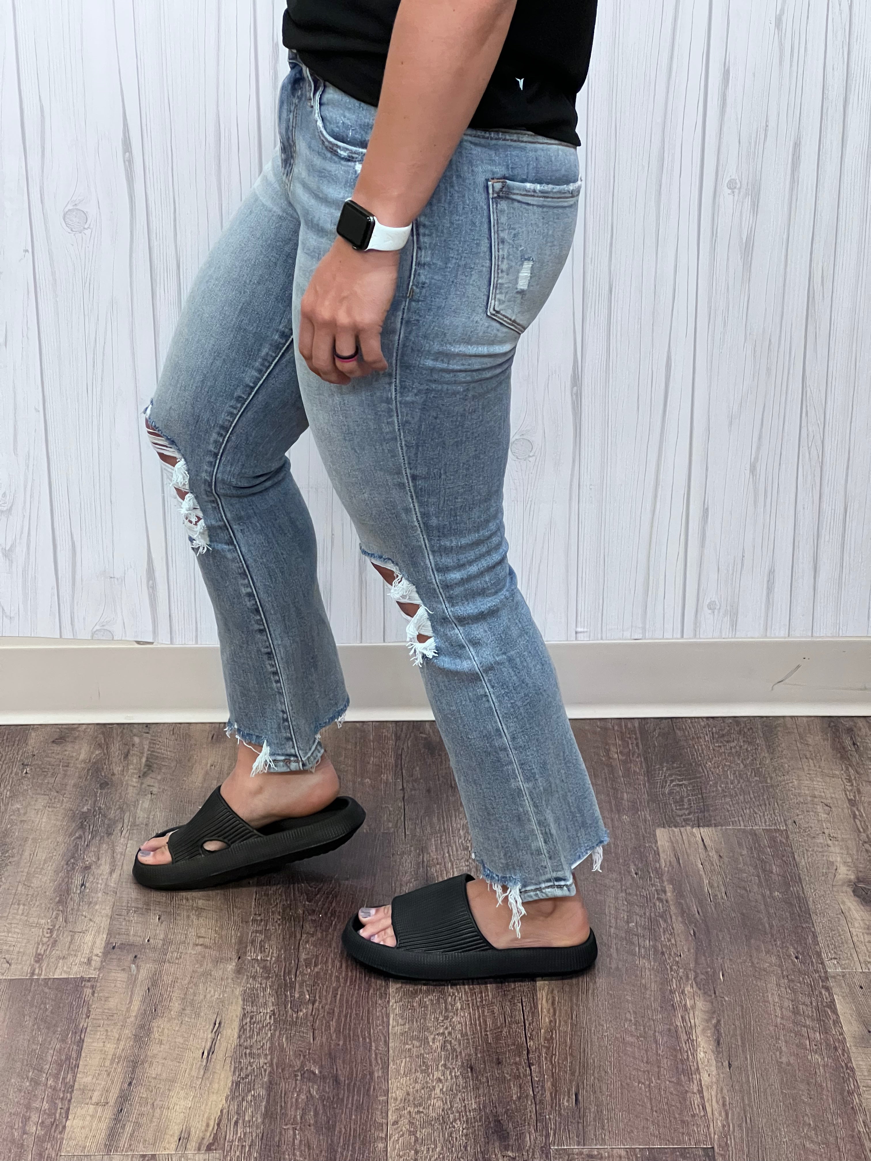 Five Star Kick Flare Jeans by Lovervet FINAL SALE
